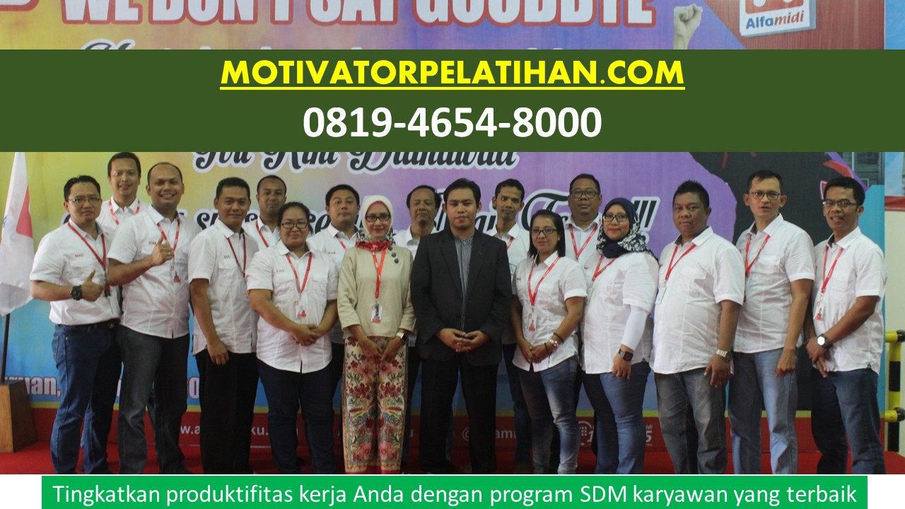 MOTIVATOR CAPACITY BUILDING BARITO KUALA